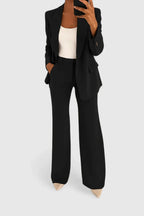 Honora | Wide Leg Blazer Suit Set For Women