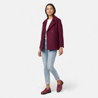 Myla | Double-Breasted Cropped Blazer For Women
