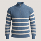 BLACKWELL STRIPE ZIP SWEATER