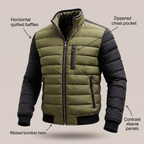 BLAKE QUILTED ZIP JACKET
