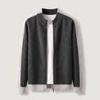 FERRARA CASHMERE ZIP-THROUGH JACKET