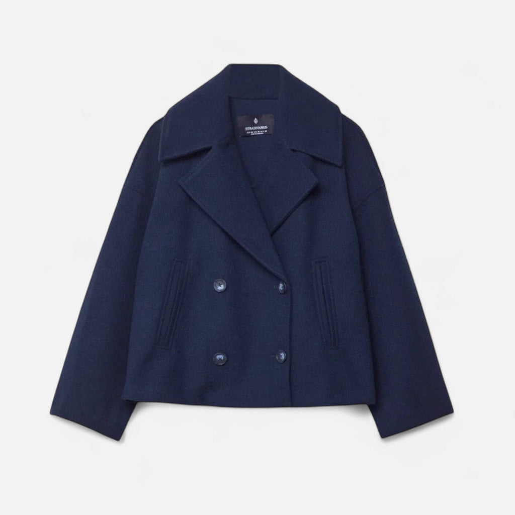 Myla | Double-Breasted Cropped Blazer For Women