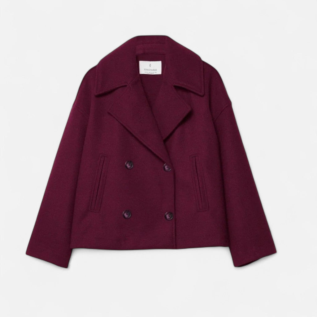 Myla | Double-Breasted Cropped Blazer For Women