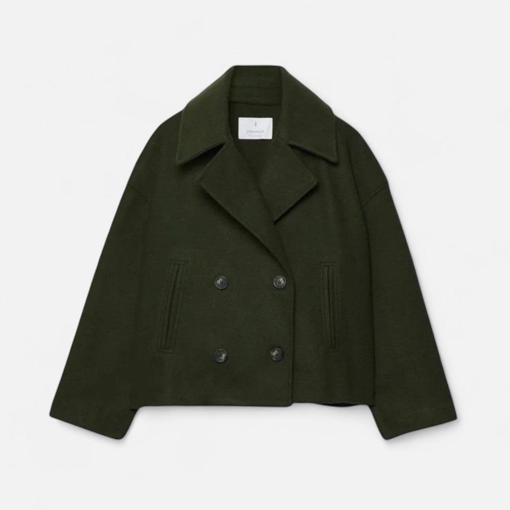 Myla | Double-Breasted Cropped Blazer For Women