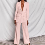 Tirzah | Wide Leg Blazer Set For Women
