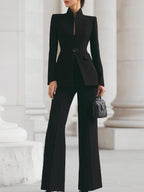 Silvana | Blazer Pants Set With Long Sleeves For Women