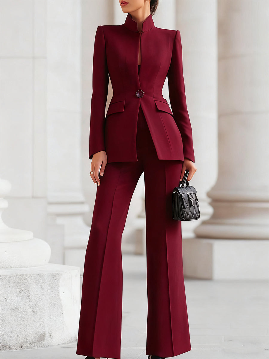 Silvana | Blazer Pants Set With Long Sleeves For Women