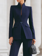 Silvana | Blazer Pants Set With Long Sleeves For Women