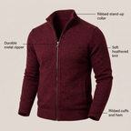 RAVINO ZIP-UP CARDIGAN