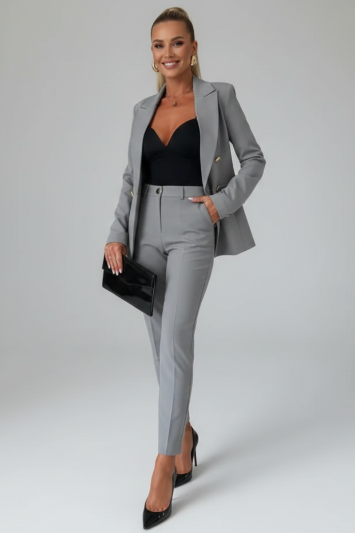 Scarlett | Double-Breasted Blazer Suit Set For Women