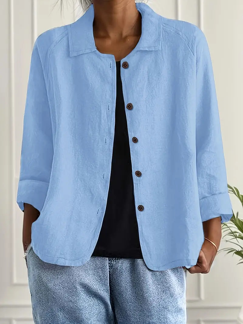 Zara | Oversized Blazer With Button Front For Women